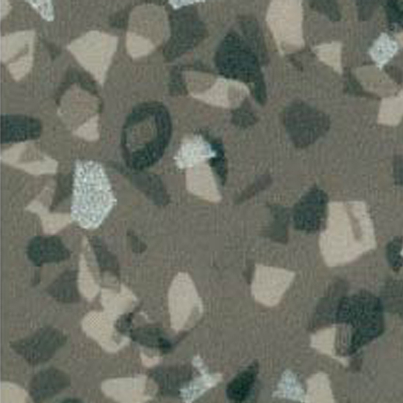 Heterogener Bodenbelag mit mattem Design