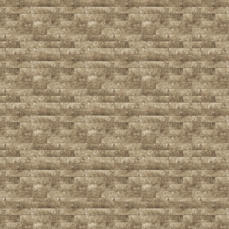 Heterogener Bodenbelag mit Holzmaserung und PUR-Beschichtung