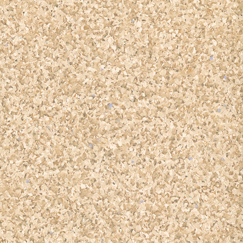 Verschleißfester ästhetischer homogener Bodenbelag