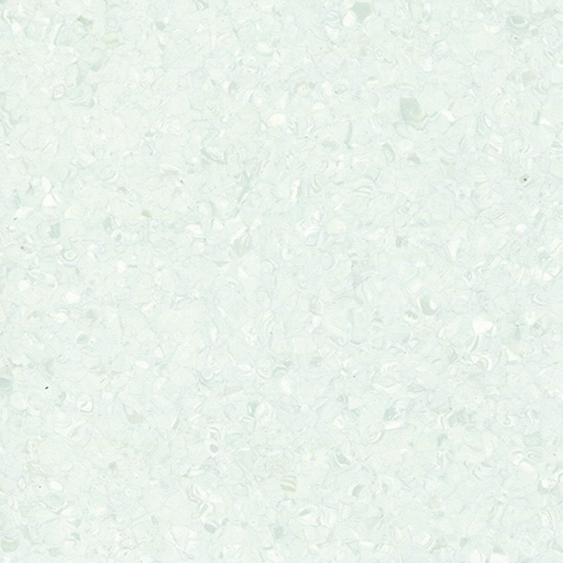 Säure- und alkalibeständiger homogener Bodenbelag