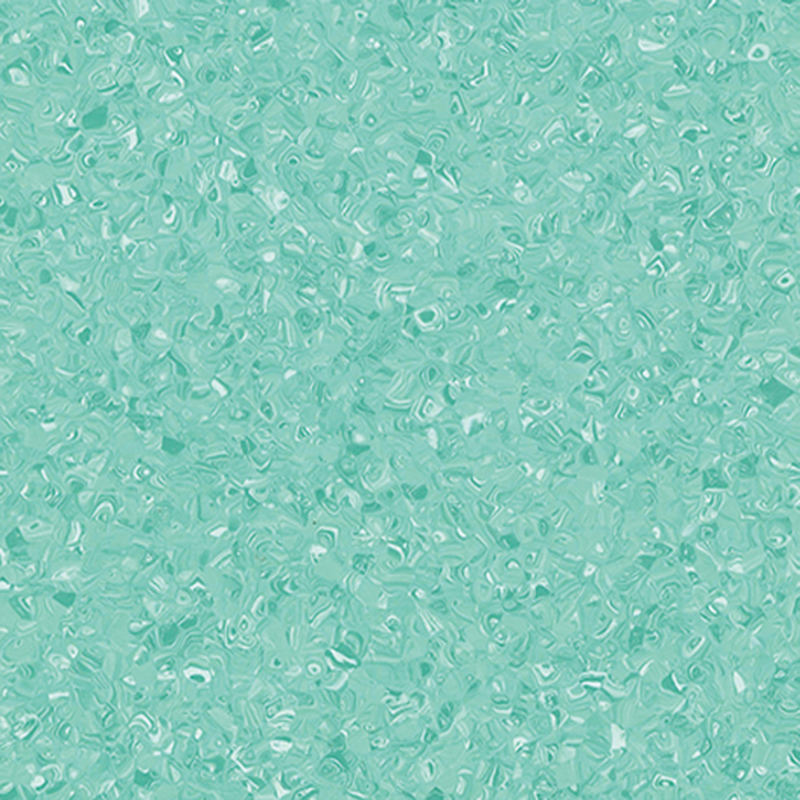 Säure- und alkalibeständiger homogener Bodenbelag