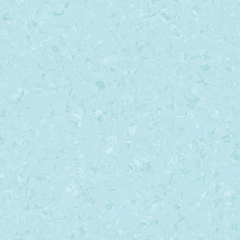 Säure- und alkalibeständiger homogener Bodenbelag