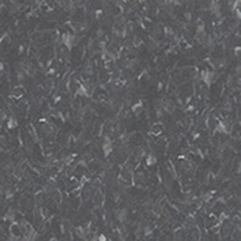 Verschleiß- und druckbeständiger homogener Bodenbelag