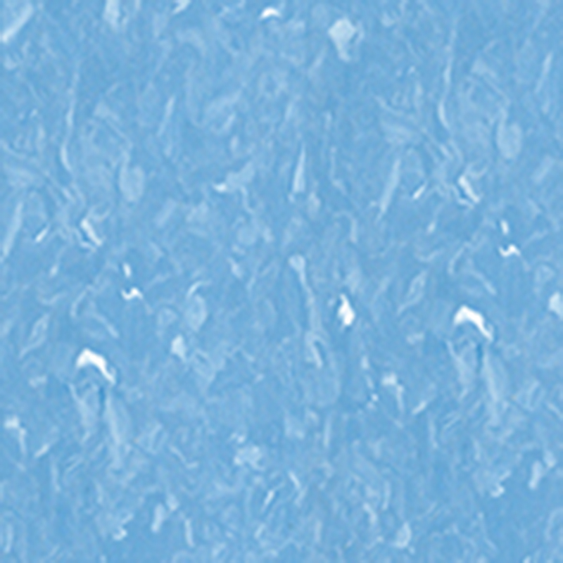 Verschleiß- und druckbeständiger homogener Bodenbelag