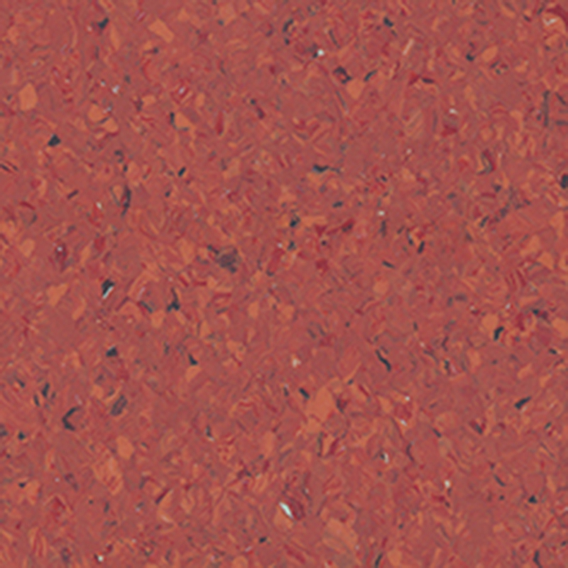 Geräuscharmer und schmutzabweisender homogener Bodenbelag