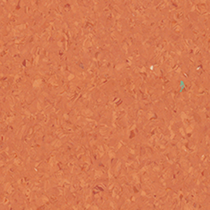 Geräuscharmer und schmutzabweisender homogener Bodenbelag