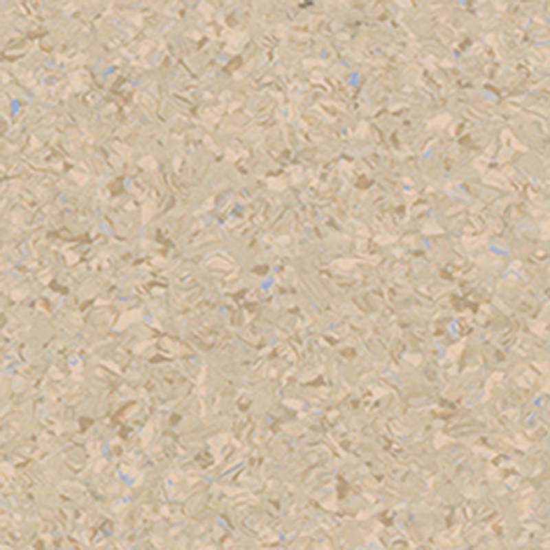 Geräuscharmer und schmutzabweisender homogener Bodenbelag