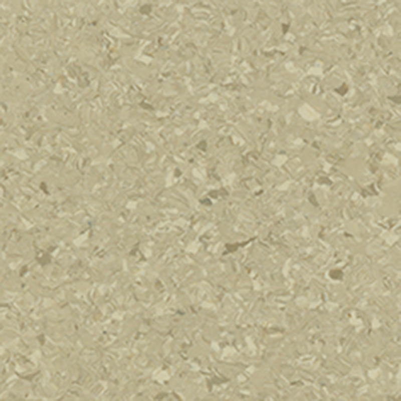 Geräuscharmer und schmutzabweisender homogener Bodenbelag