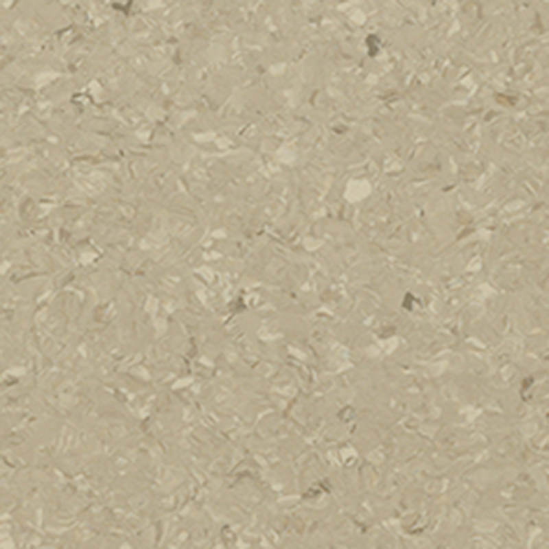 Geräuscharmer und schmutzabweisender homogener Bodenbelag