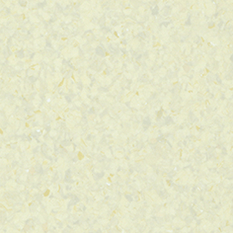 Geräuscharmer und schmutzabweisender homogener Bodenbelag