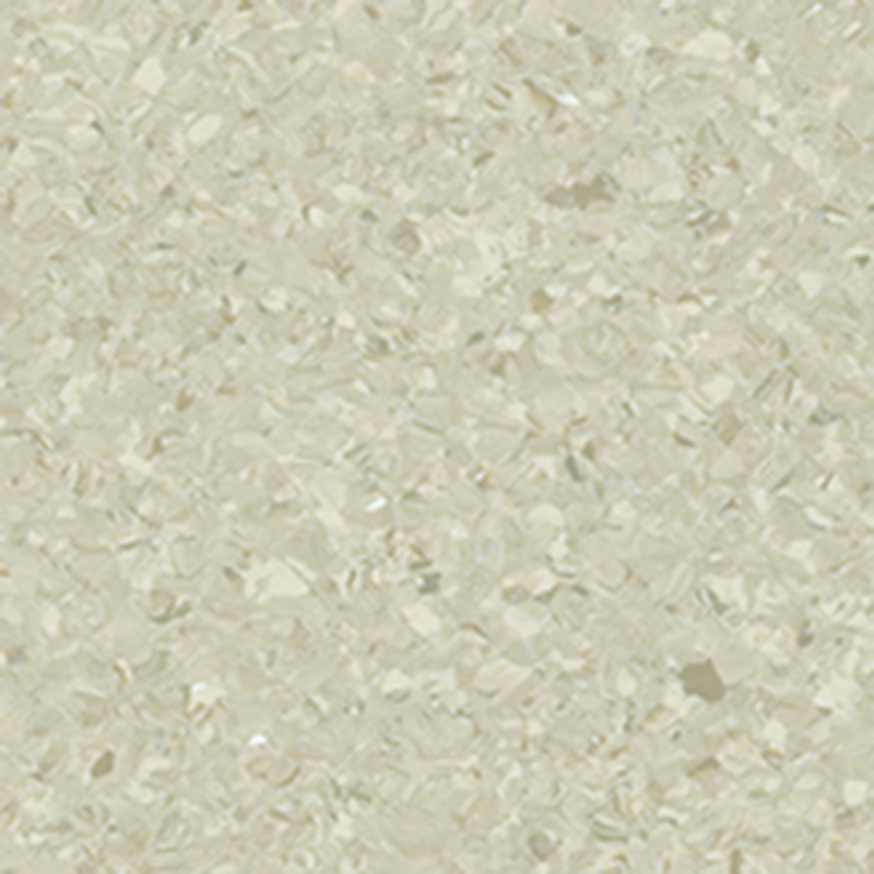 Geräuscharmer und schmutzabweisender homogener Bodenbelag