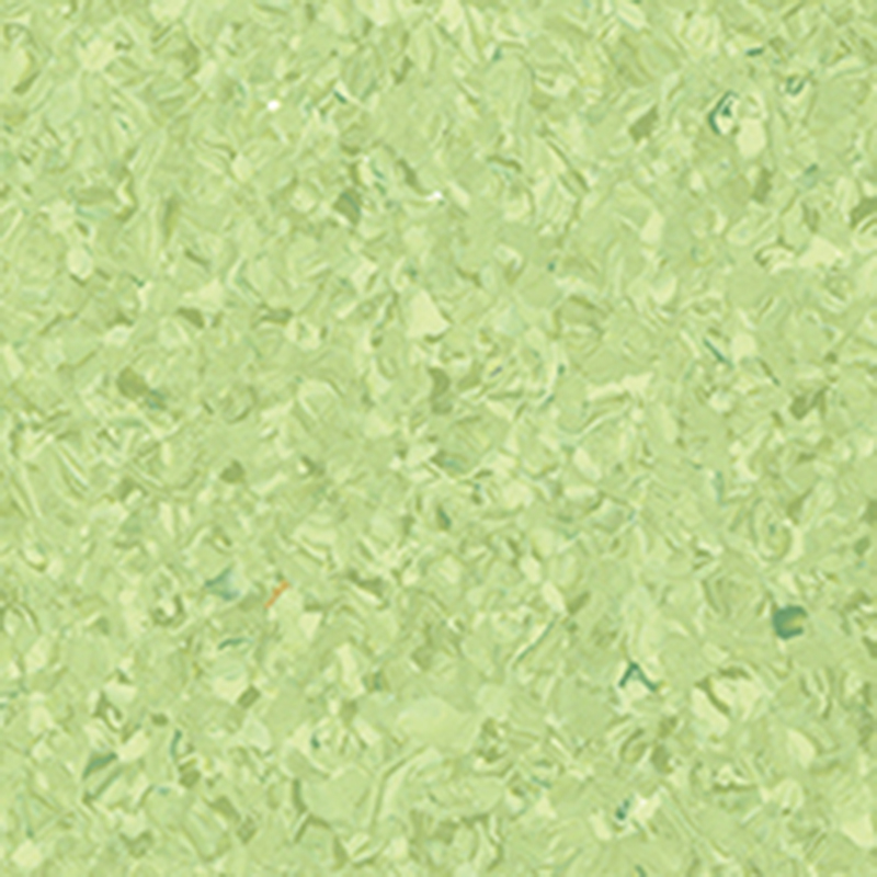 Geräuscharmer und schmutzabweisender homogener Bodenbelag